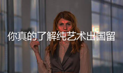 你真的了解纯艺术出国留学吗?